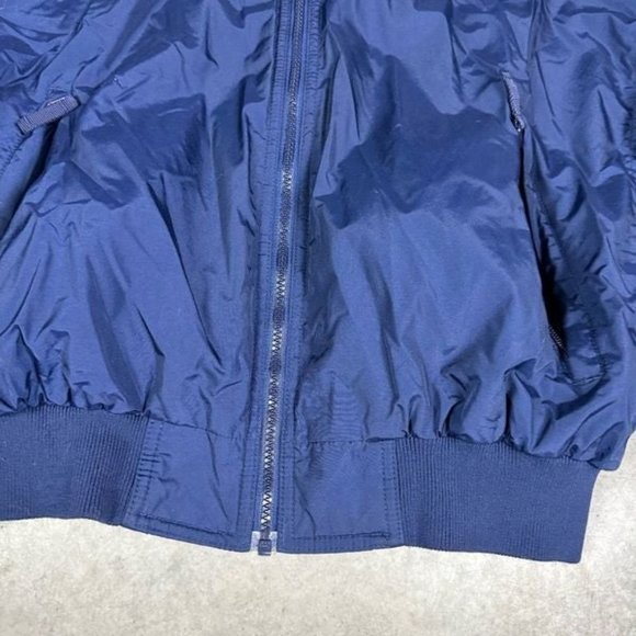 Columbia Men's Fleece Lined Coat M Navy Zipper - Picture 8 of 12